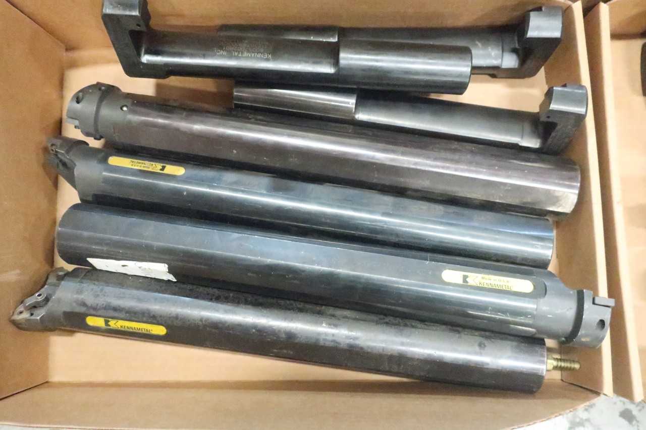 1 PALLET OF ASSORTED TAPS, REAMERS, DRILL BITS, BORING BARS- KENNAMETAL, SANDVIK, JARVIS, UNION BUTTERFIELD, HANNIBAL - ELECTRIC POWER TOOLS