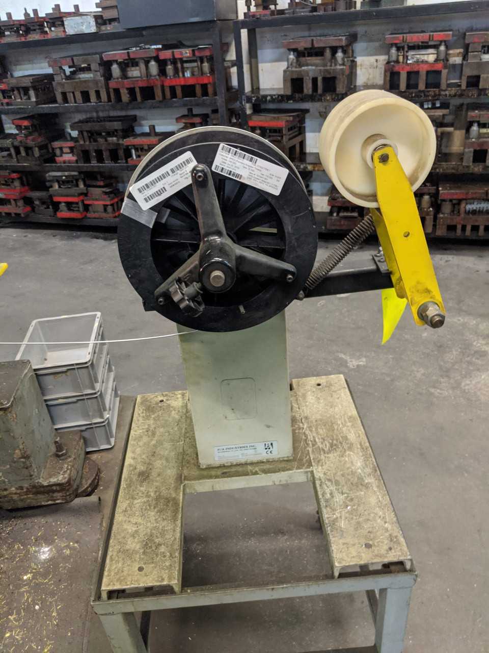 SR75 HDA PA Industries Fixed Shaft Rewind Payoff Stand - MACHINING ACCESSORIES & TOOLING SR75 HDA PA Industries Fixed Shaft Rewind Payoff Stand - MACHINING ACCESSORIES & TOOLING
