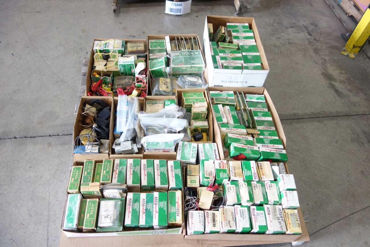 1 PALLET OF ASCO SOLENOID VALVE KITS AND REPLACEMENT PARTS - SOLENOID VALVE