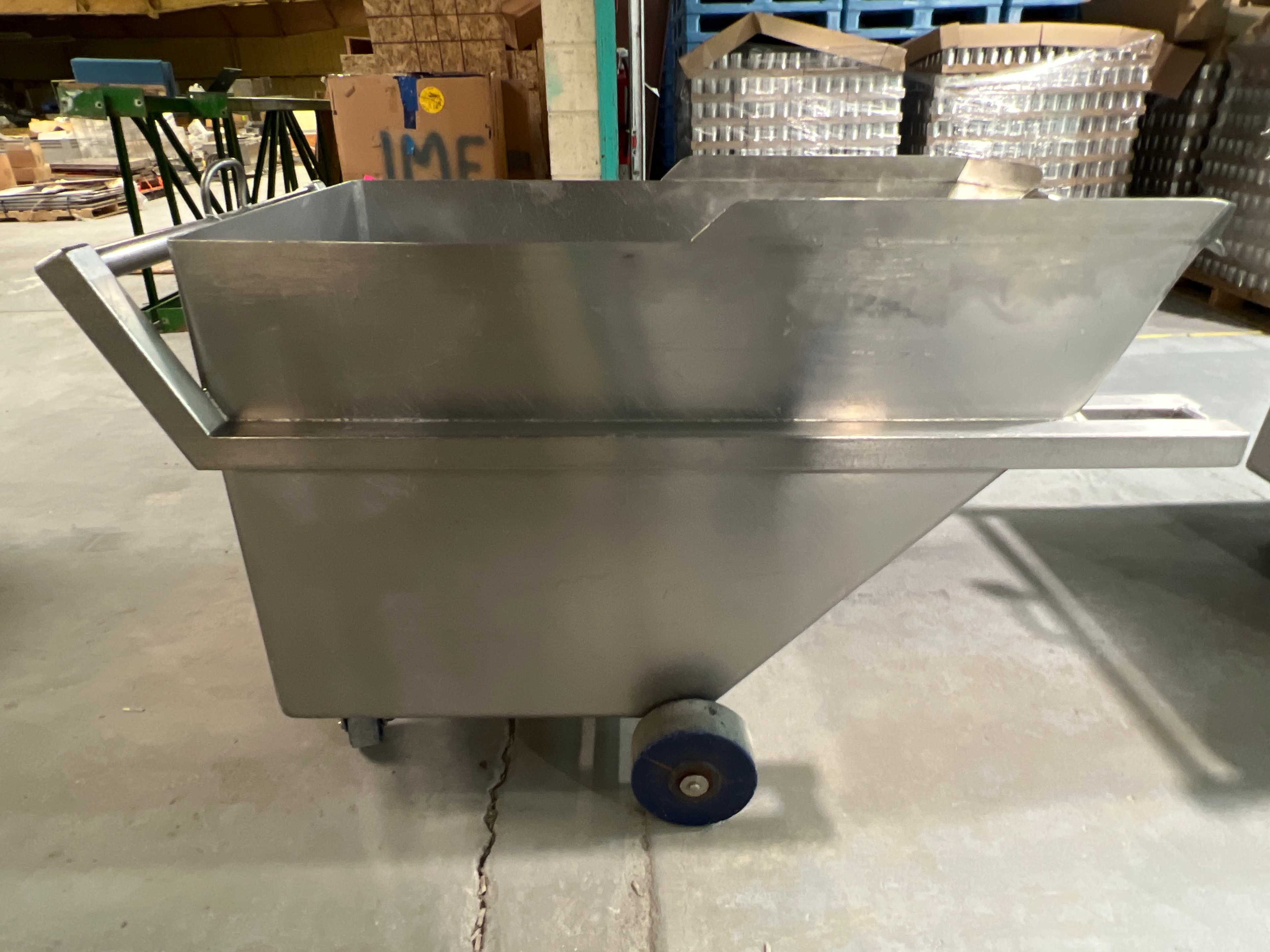 Stainless Steel Dump Cart Hopper