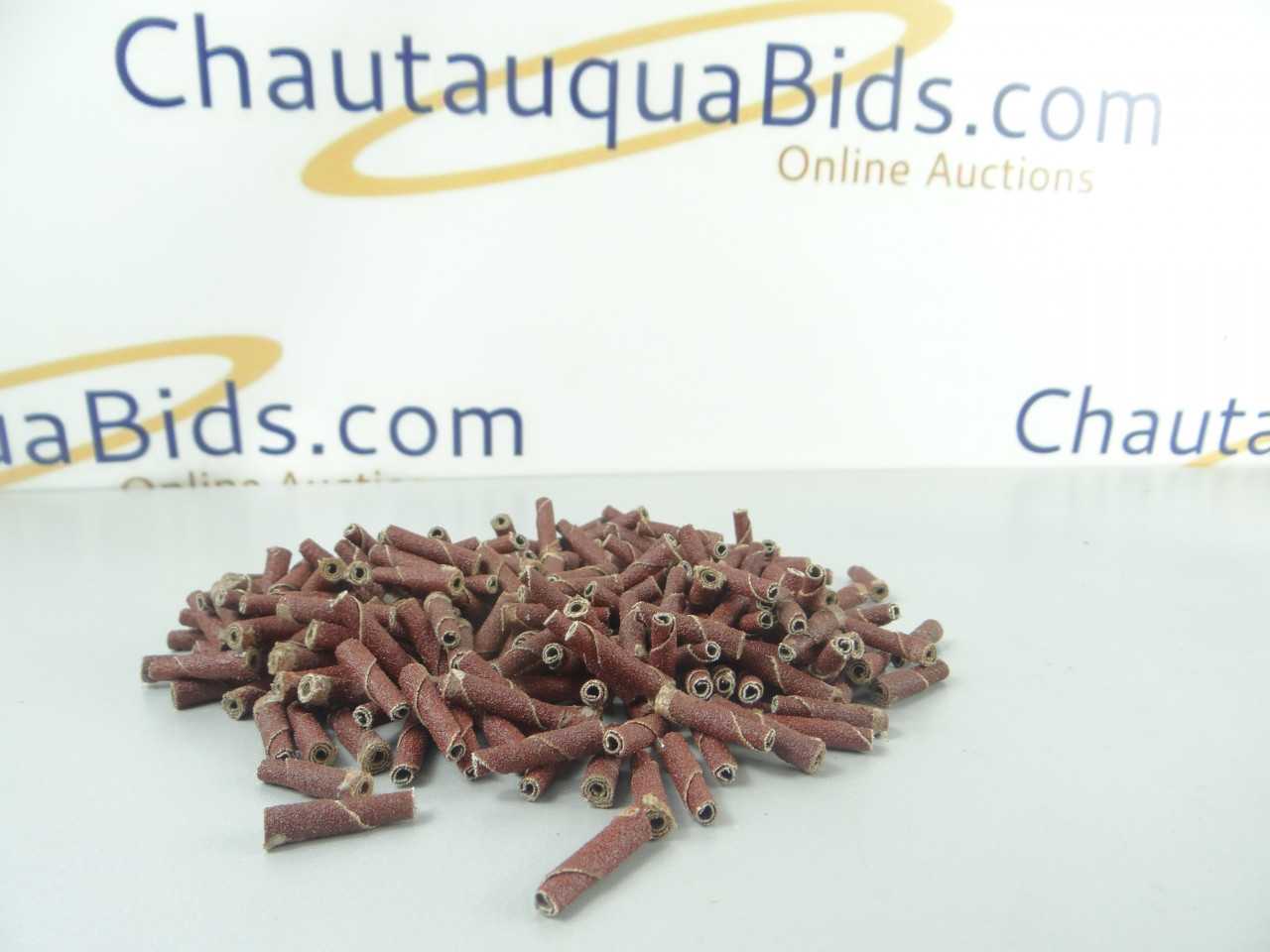 Large Lot of NEW Abrasive Cartridge Rolls 80 Grit - GRINDING WHEELS & ABRASIVES
