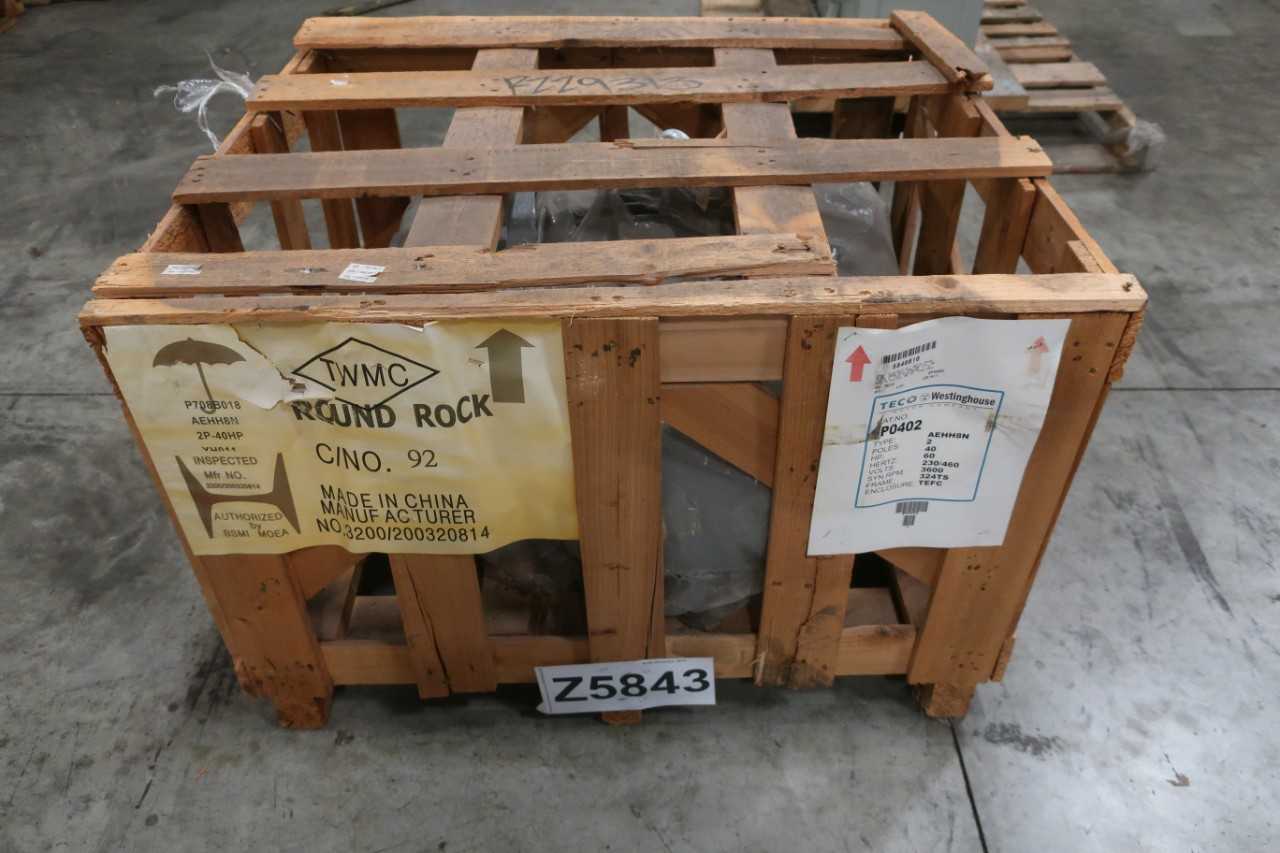 WESTINGHOUSE AEHH8N MOTOR 460V 40HP 3600RPM 324TS - ELECTRIC MOTORS