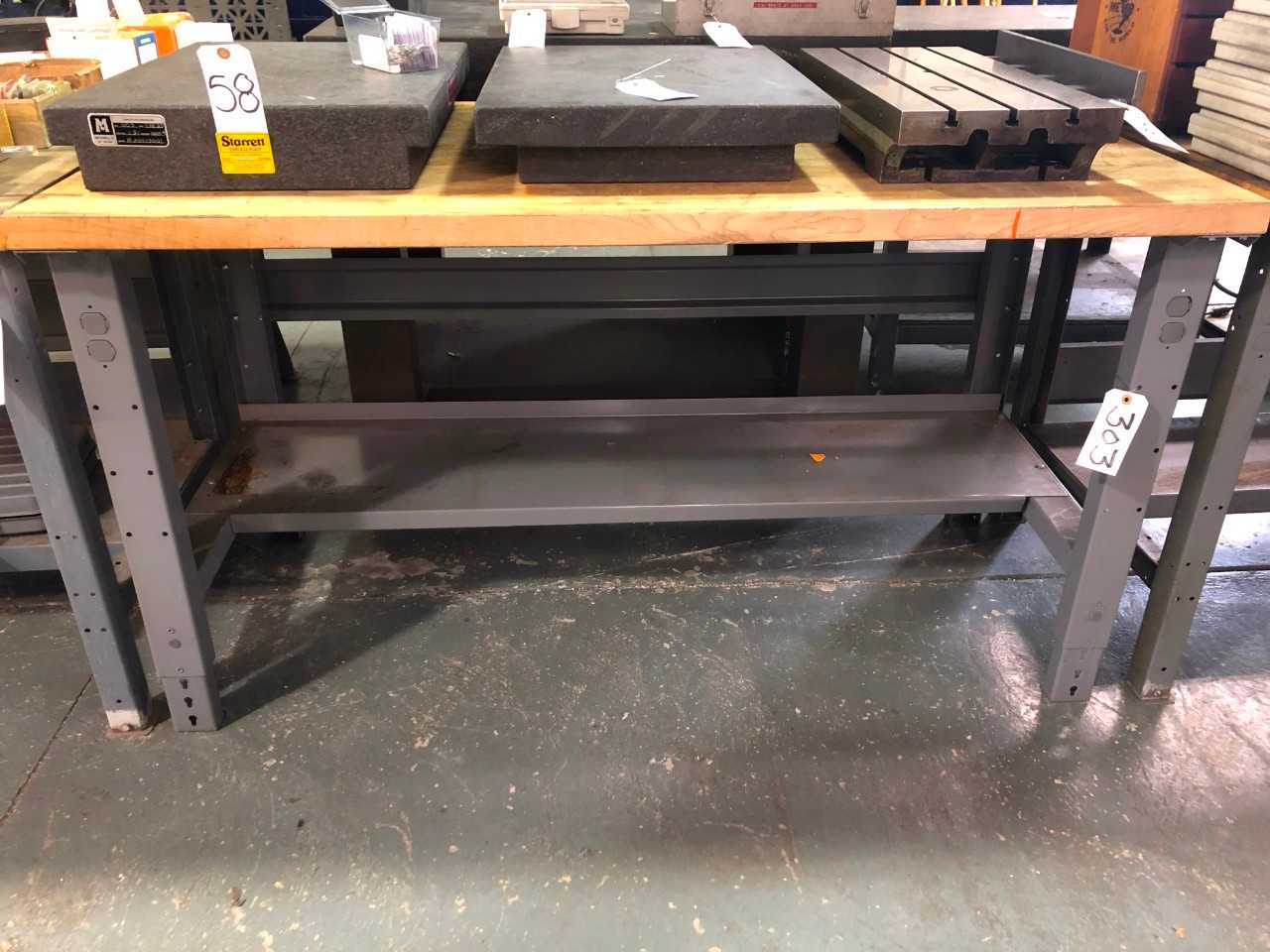 30" x 60" Mapletop Work Bench - PLANT & FACILITY