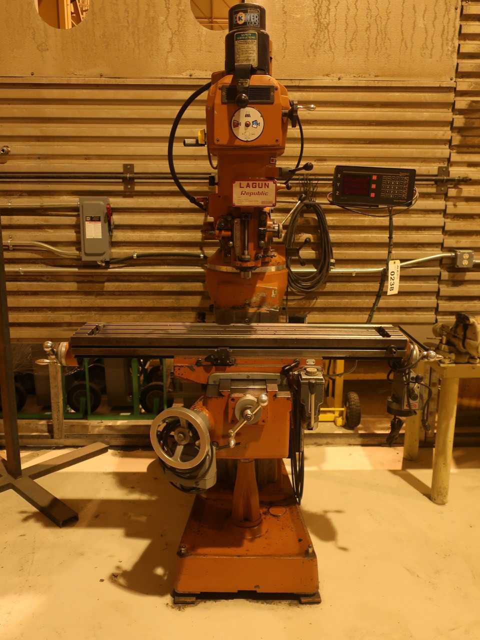 Vertical mill, 24" x 48" table, 220/440V-AC - MILLING MACHINES