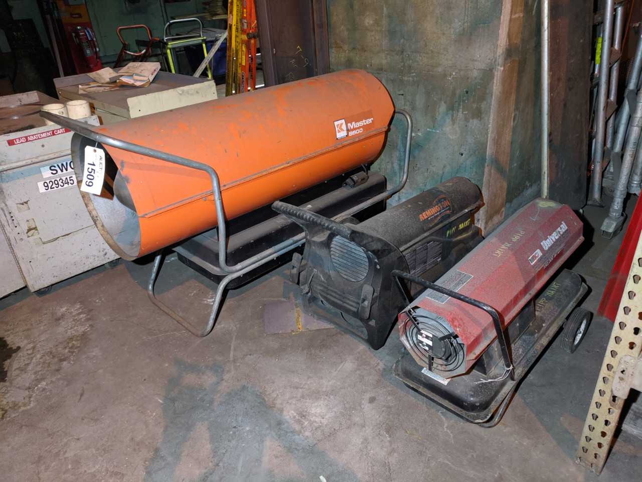 LOT OF 3 ASSORTED CONSTRUCTION HEATERS - ELECTRIC POWER TOOLS