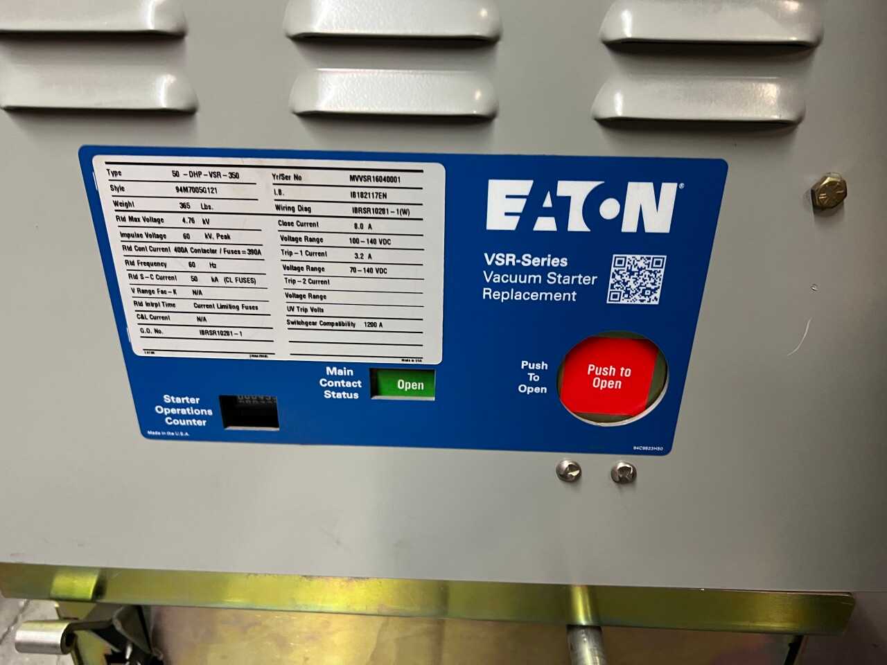 Lot of 5 Eaton VSR series vacuum starters - VACUUM PUMP