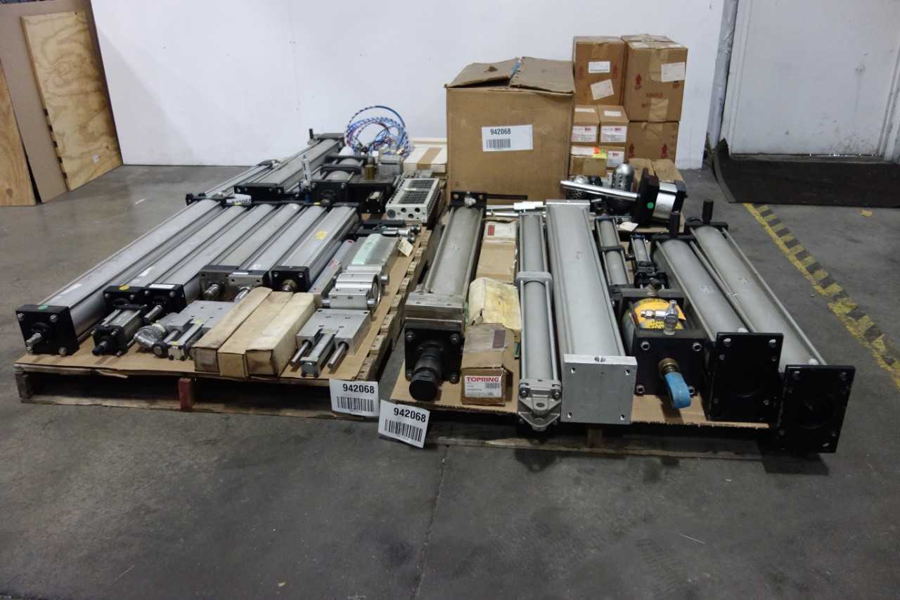 4 PALLETS OF ASSORTED PNEUMATIC - PNEUMATIC POWER TOOL