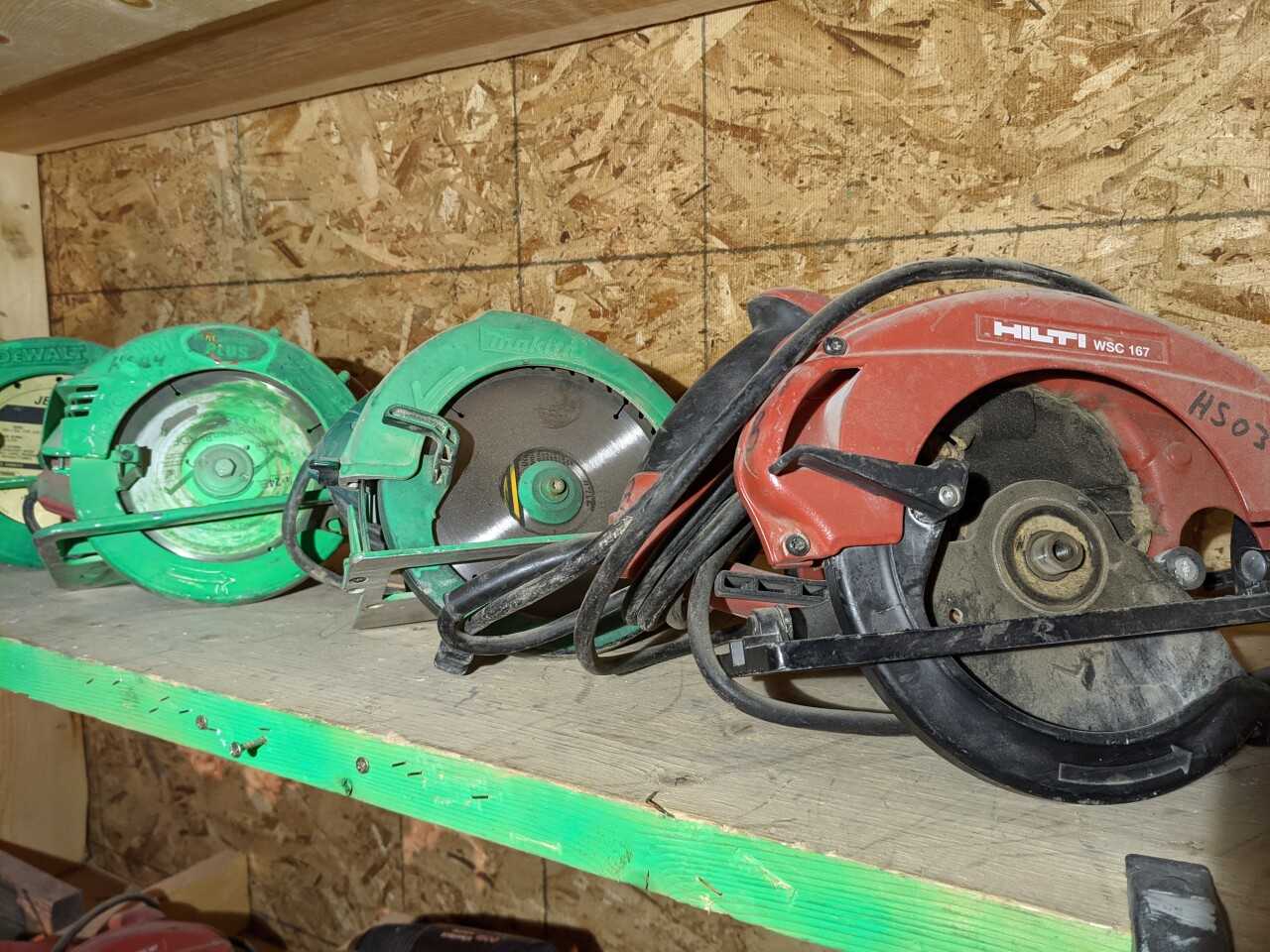 Lot of 7 Circular Saw - ELECTRIC POWER TOOLS