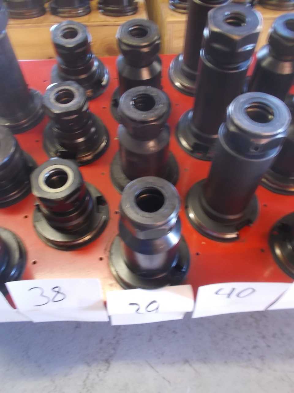 3 Valenite Cat 50 TG100 Collet Holders - MACHINING ACCESSORIES & TOOLING