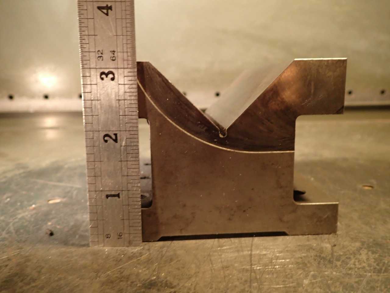 JIF No. 013 Machinist V-Block 2-3/8" Wide Vee 1-1/8" Deep 4-1/8" L x W, 3-1/8" H - HOLEMAKING TOOLS