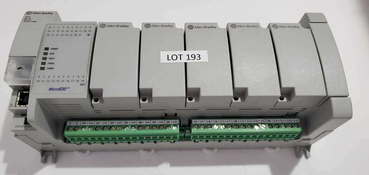 Allen Bradley Micro 830 2080-LC30-48QWB PLC - AUTOMATION & CONTROLS