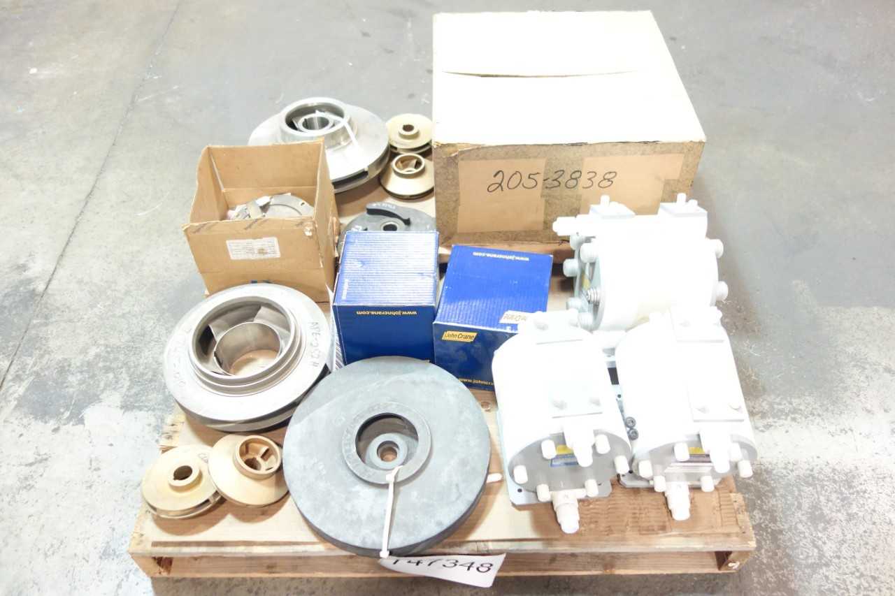 1 PALLET OF ASSORTED PUMPS, PUMPREPLACECMT PARTS & ACCESSORIES- YAMADA, INGERSOLL, JOHN CRANE - PUMPS