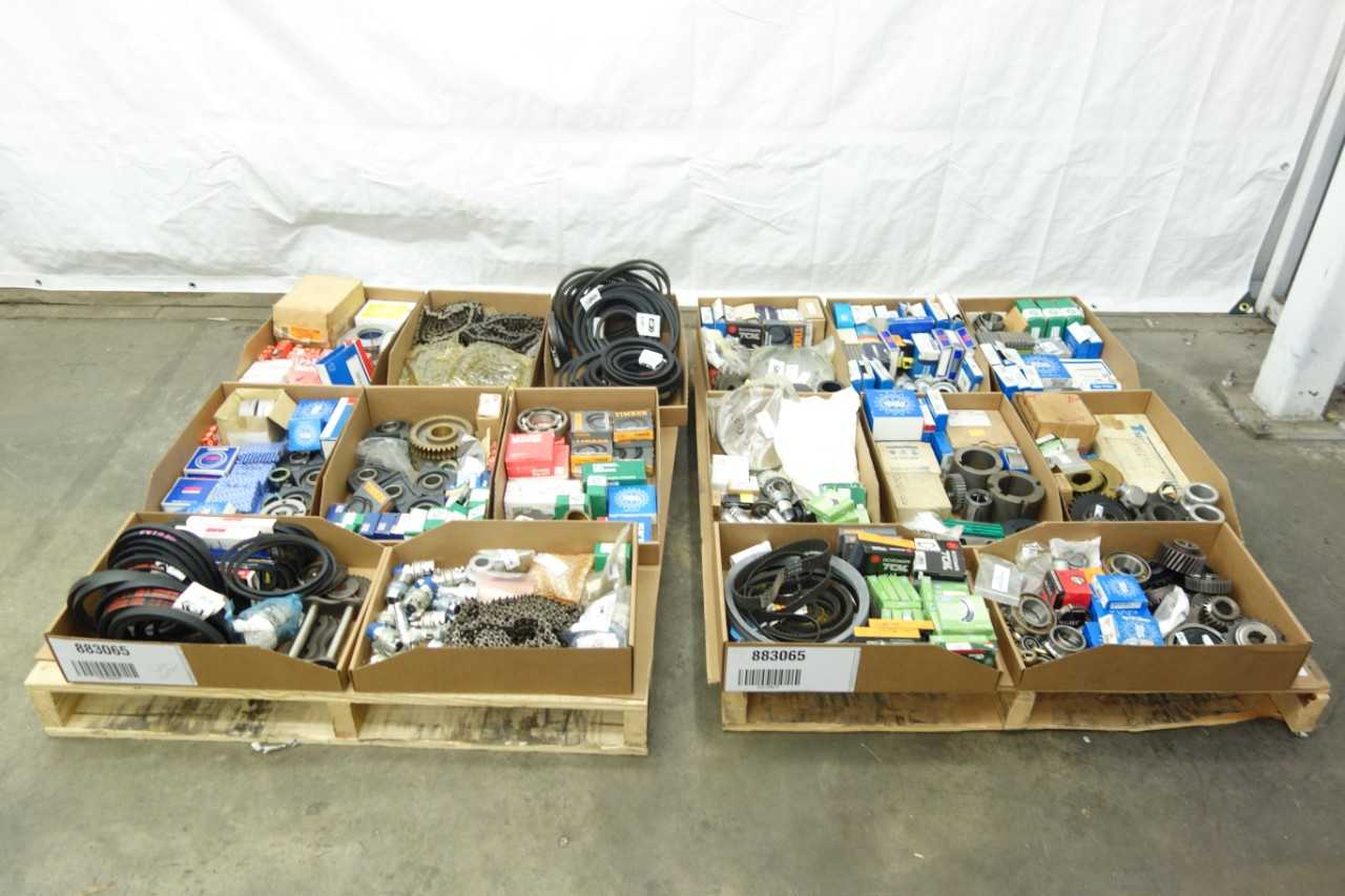 2 PALLETS OF POWER TRANSMISSION REPLACEMENT PARTS - POWER TRANSMISSION