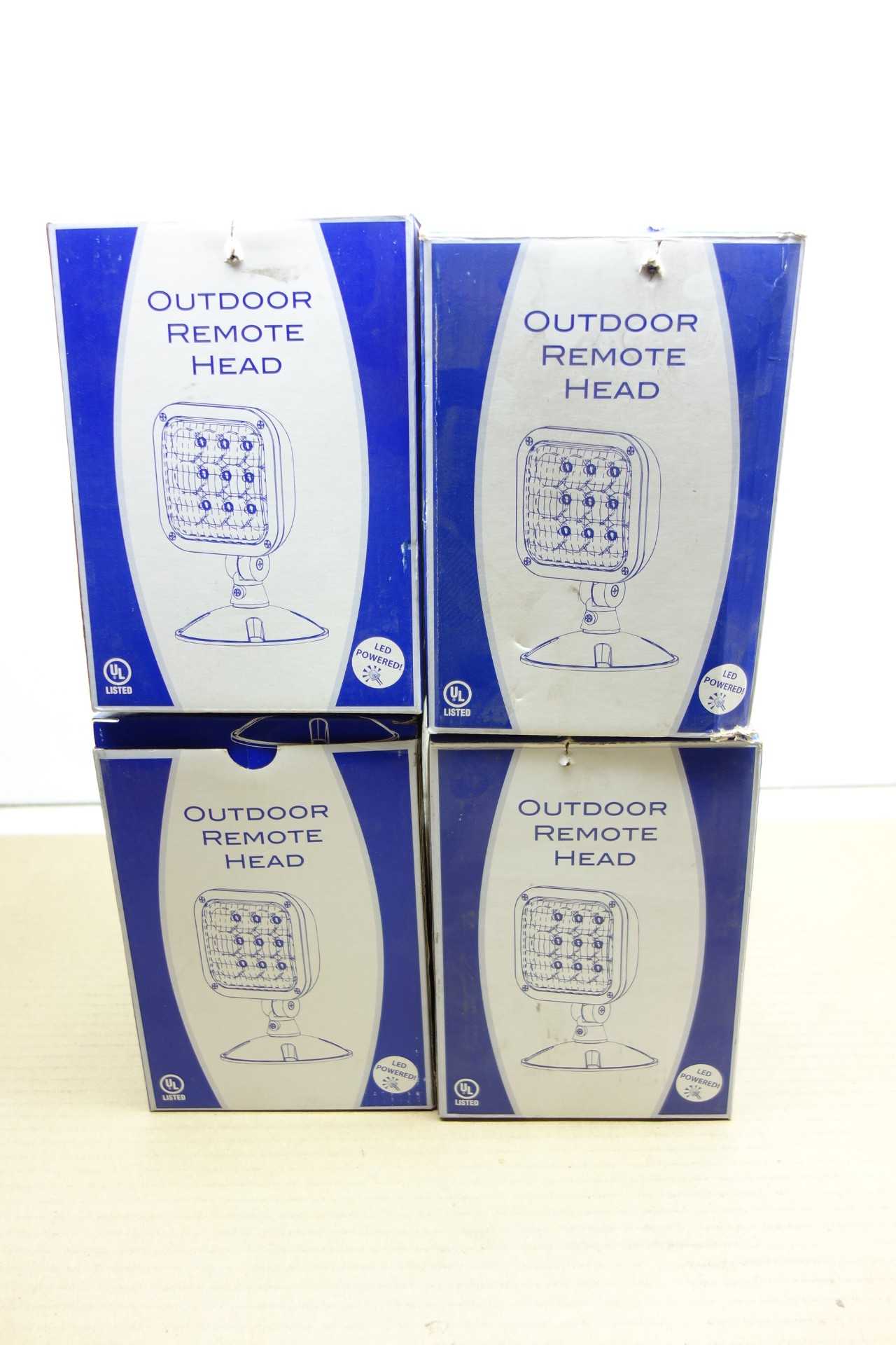 LOT OF 4 BEST LIGHTING PRODUCTS POWERED OUTDOOR REMOTE HEAD LED LIGHT FIXTURES - LIGHTING