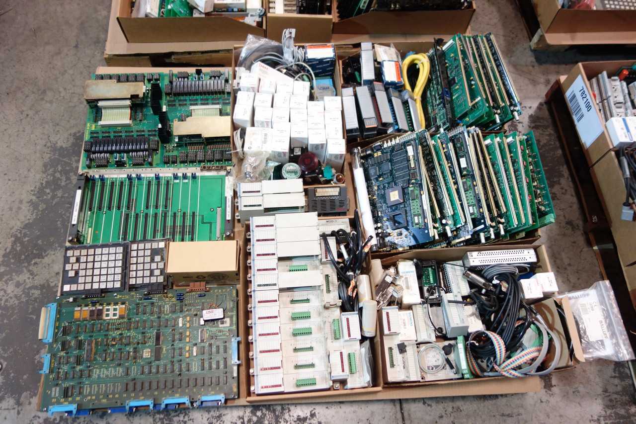 4 PALLETS OF ASSORTED AUTOMATION - INDUSTRIAL PARTS