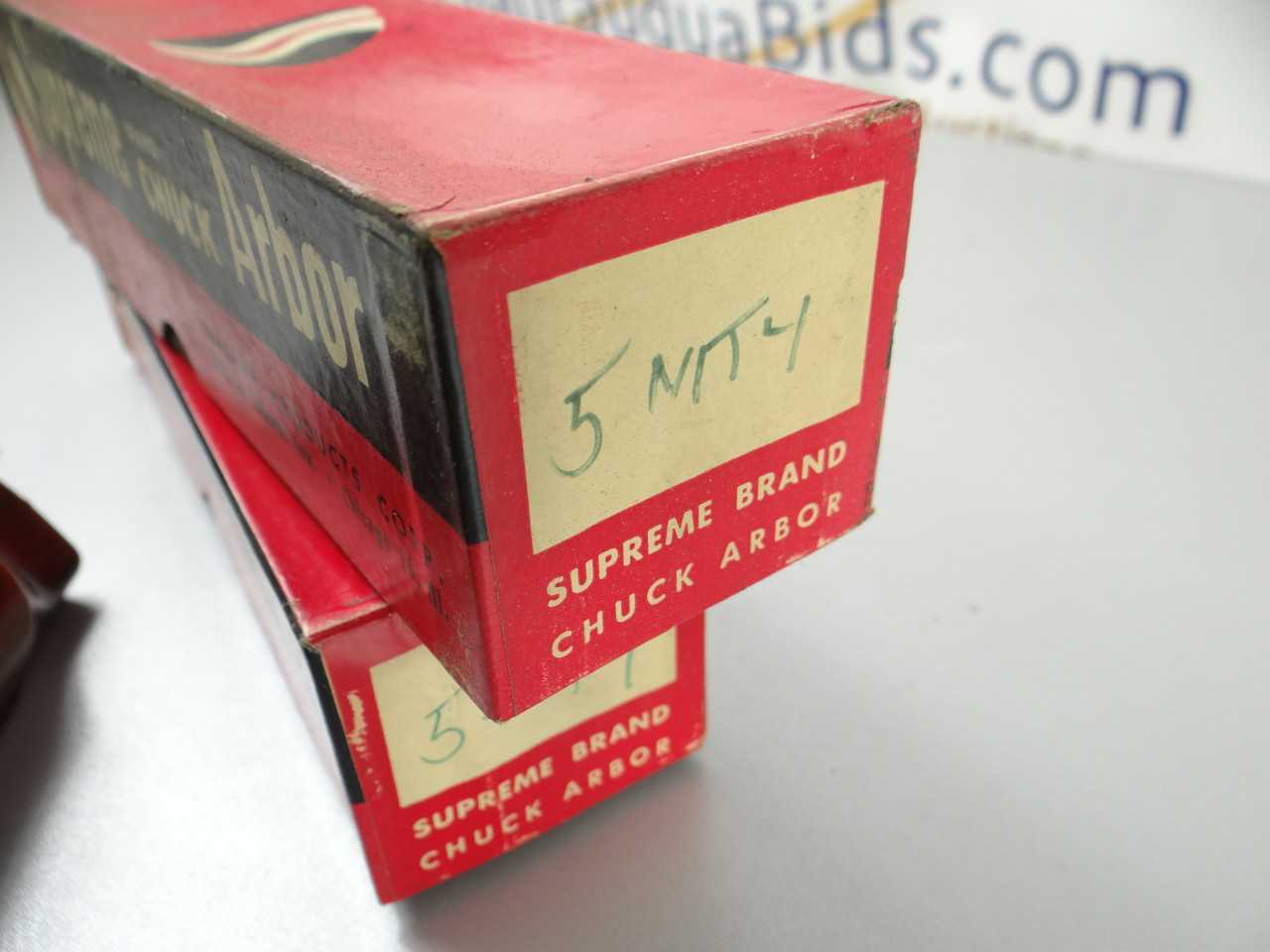 New Lot of 3 Drill Chuck Arbors Supreme 5MT-4JT 5MT-6JT - HOLEMAKING TOOLS