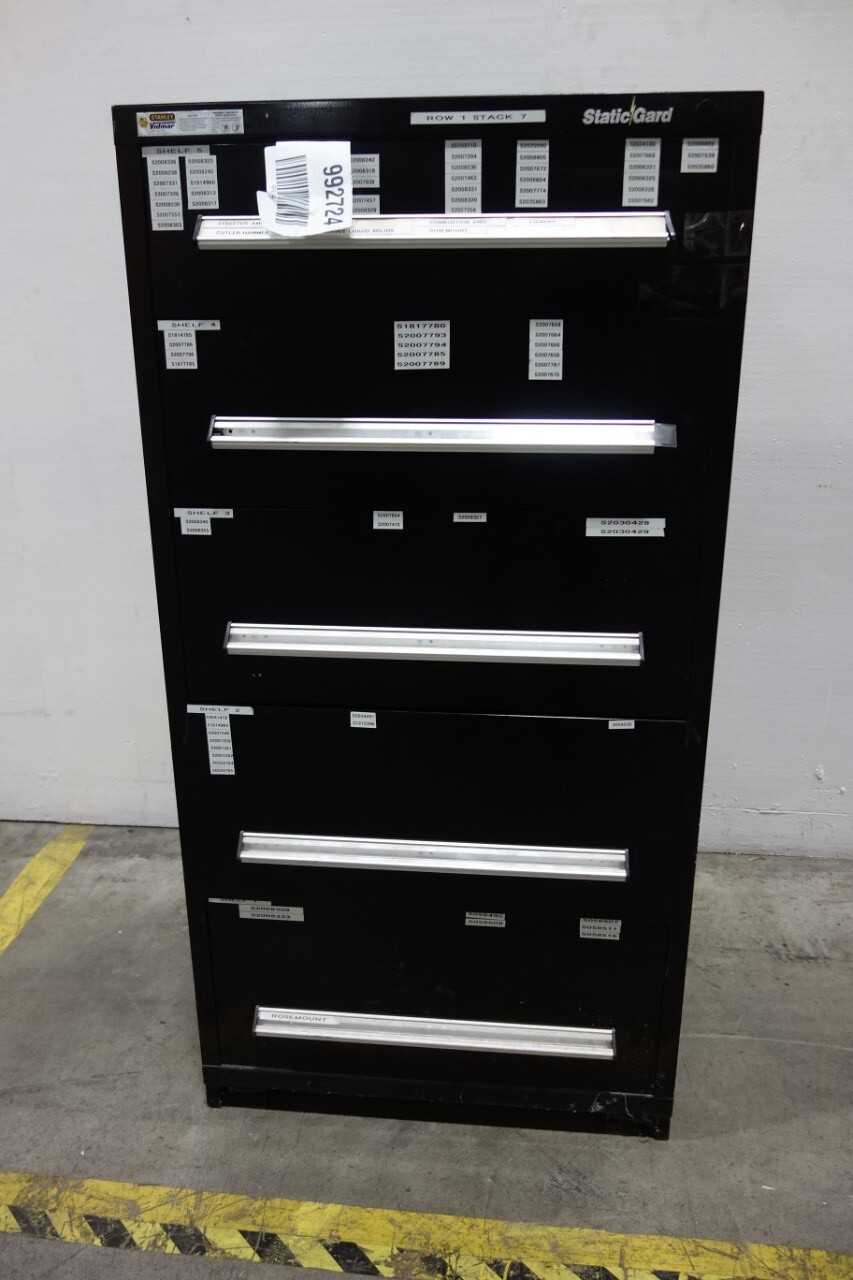 STANLEY VIDMAR STATICGARD 5 DRAWER CABINET - TOOL STORAGE