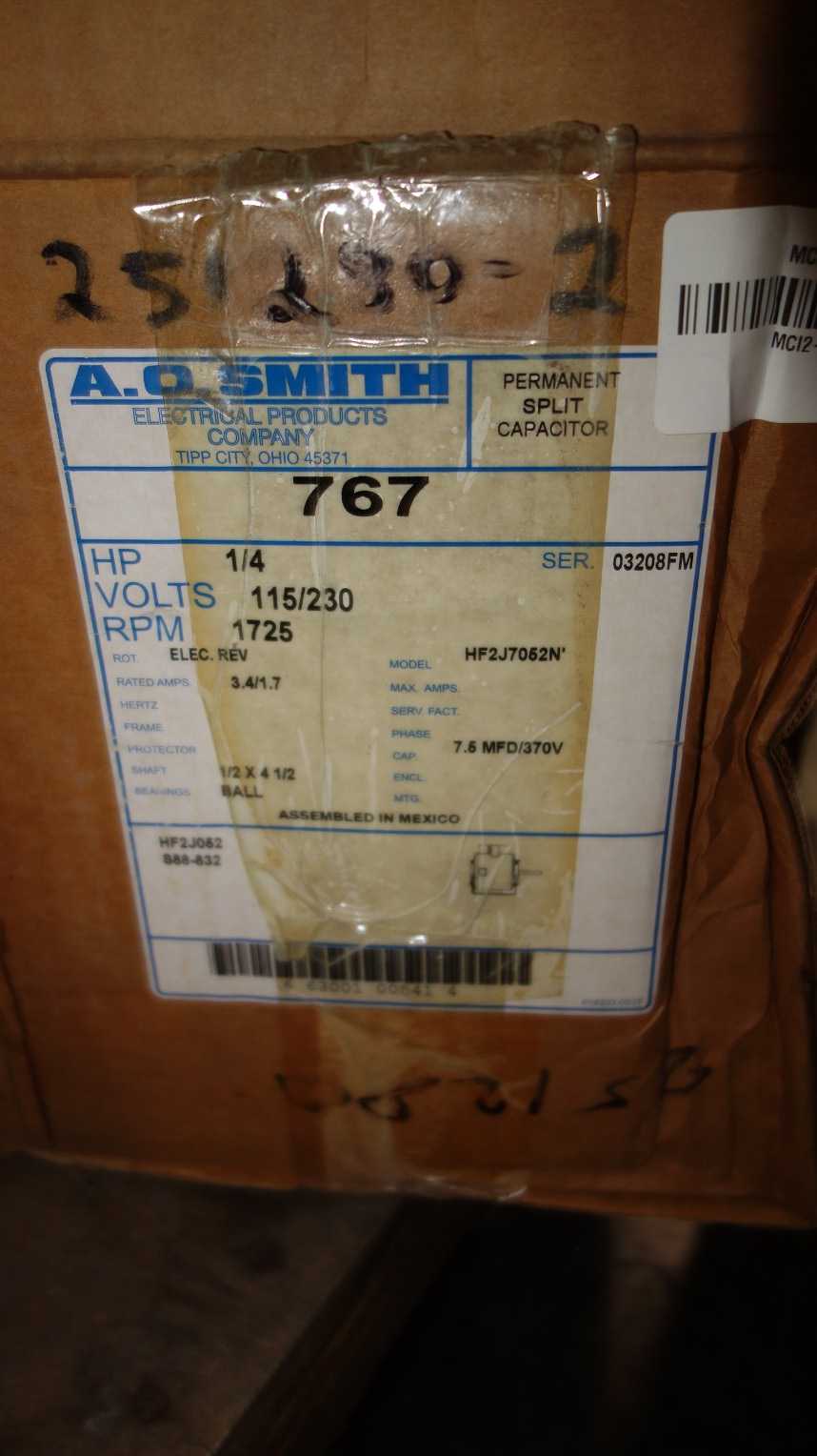 1 PALLET OF ASSORTED AC MOTORS., MARATHON, AO SMITH - ELECTRIC MOTORS