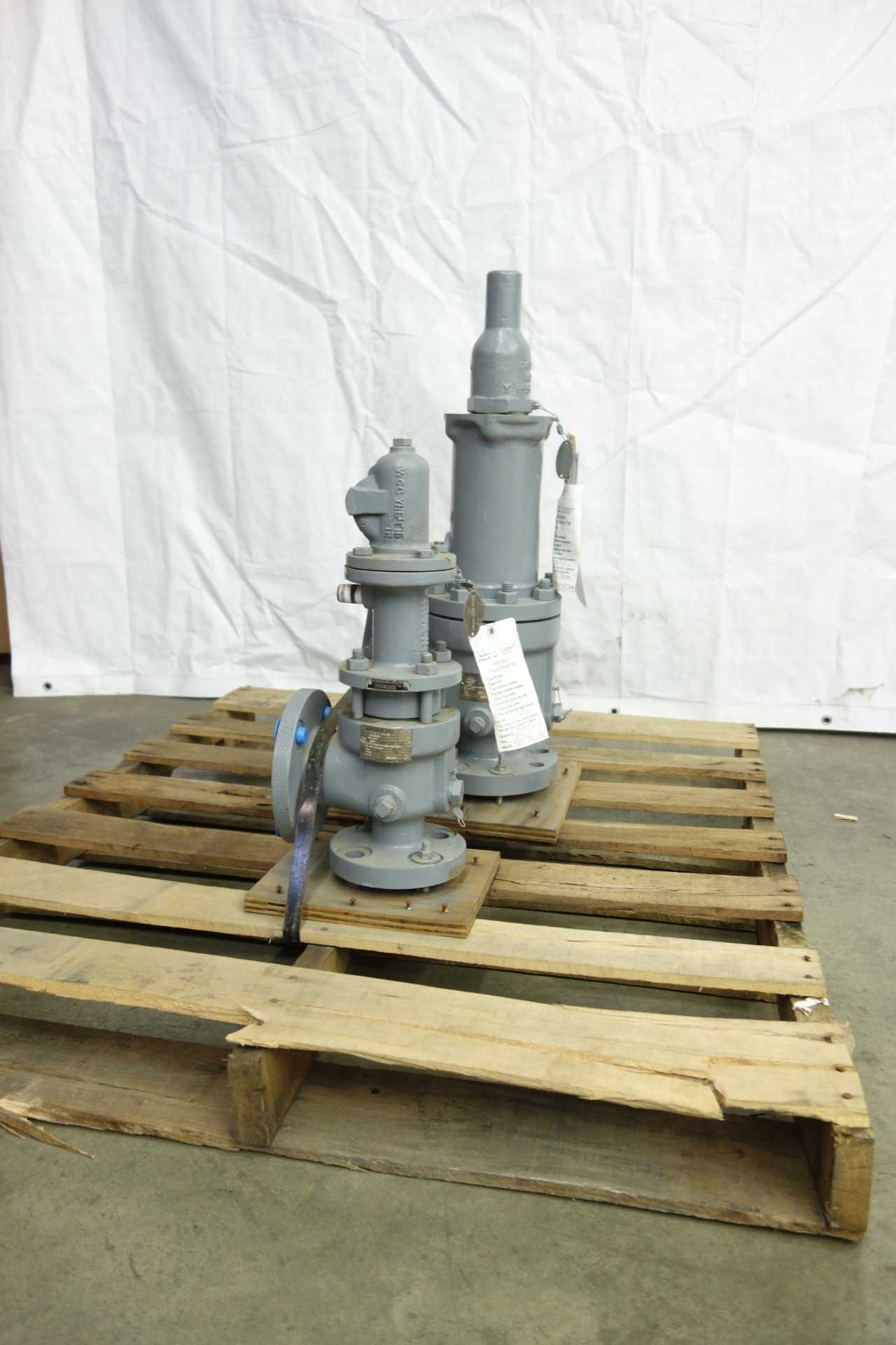 LOT OF 2 CONSOLIDATED VALVE 1900 SERIES RELIEF VALVES - RELIEF VALVE
