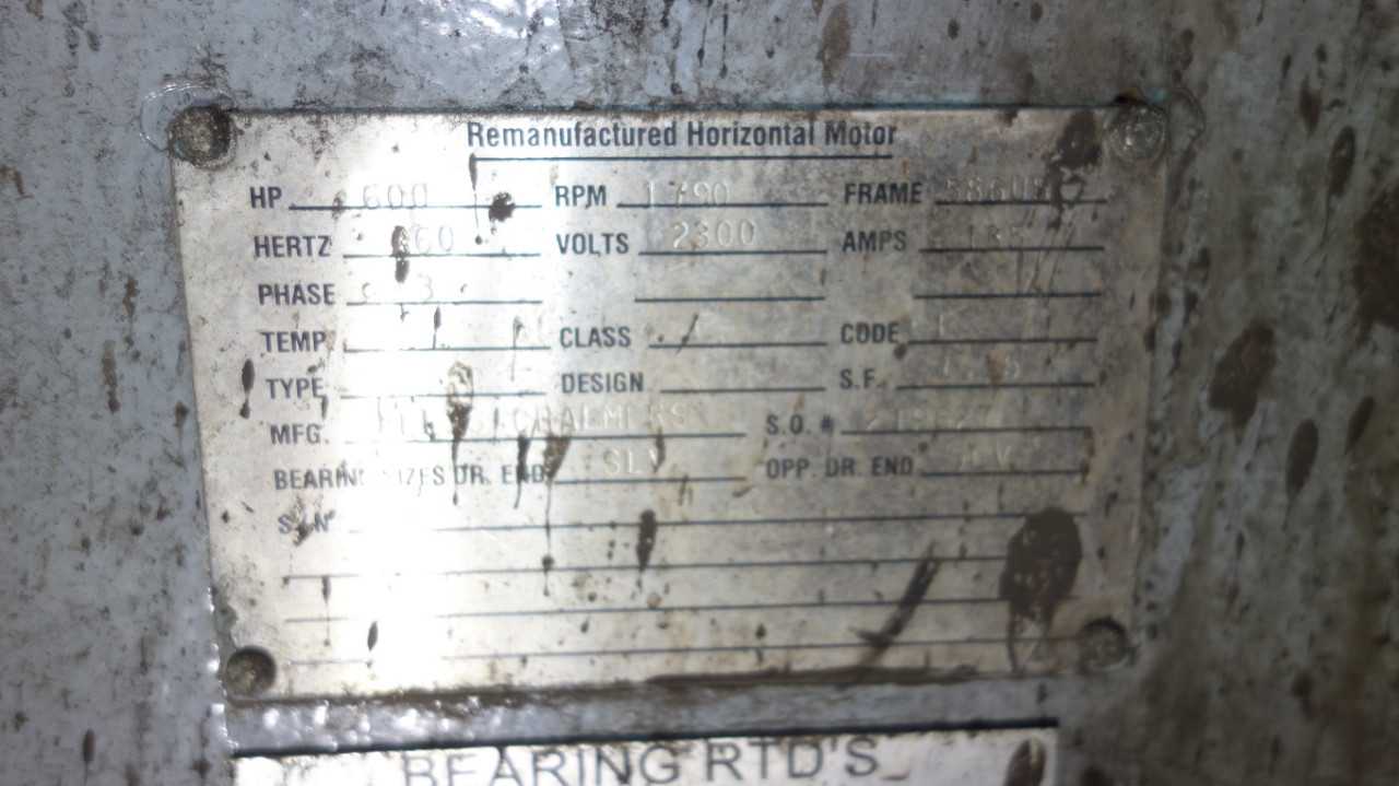 ALLIS CHALMERS 147 RG 600HP AC MOTOR 2300V 586US - MISCELLANEOUS