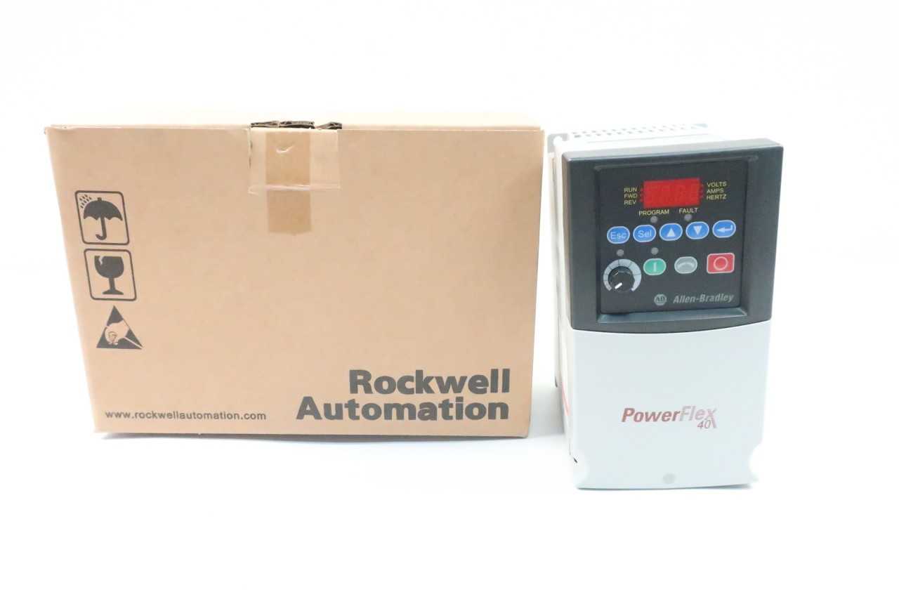 NEW ALLEN BRADLEY 22B-B5P0N104 POWERFLEX 40 MOTOR DRIVE 0-400HZ 1HP 230V - MOTOR DRIVES