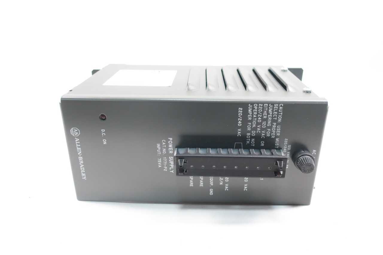 ALLEN BRADLEY 1771-P2 SER A POWER SUPPLY MODULE - AUTOMATION & CONTROLS