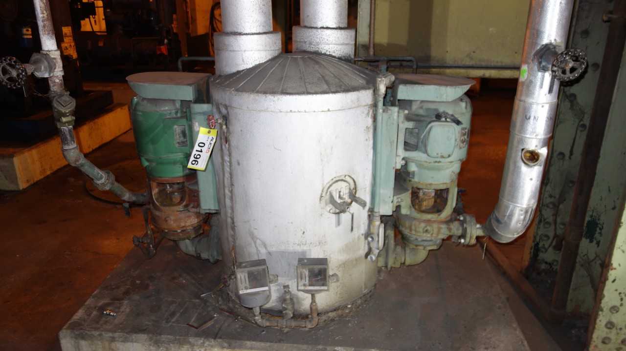 INGERSOLL DRESSER 7.5HP 440V-AC CONDENSATE RETURN PUMP ASSEMBLY - PUMPS