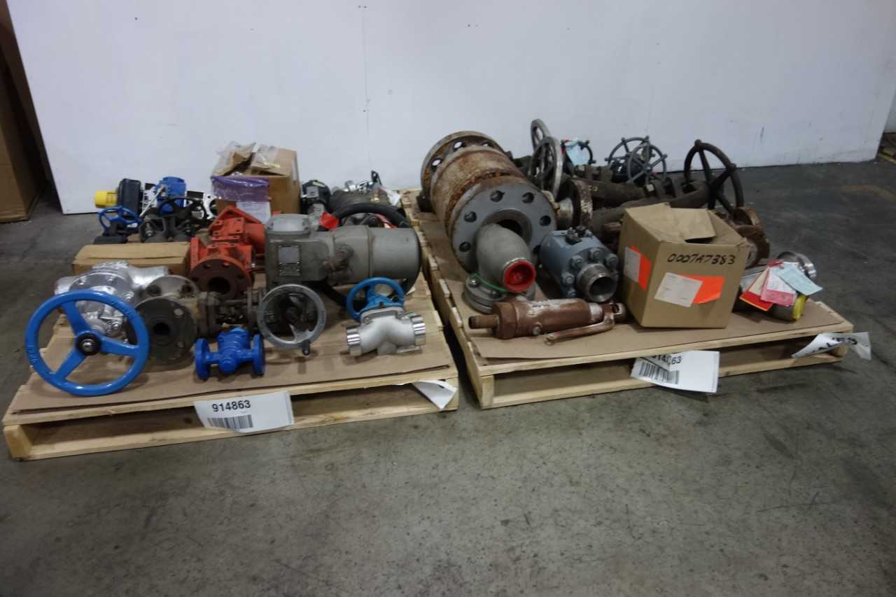2 PALLETS OF ASSORTED VALVES - VALVES