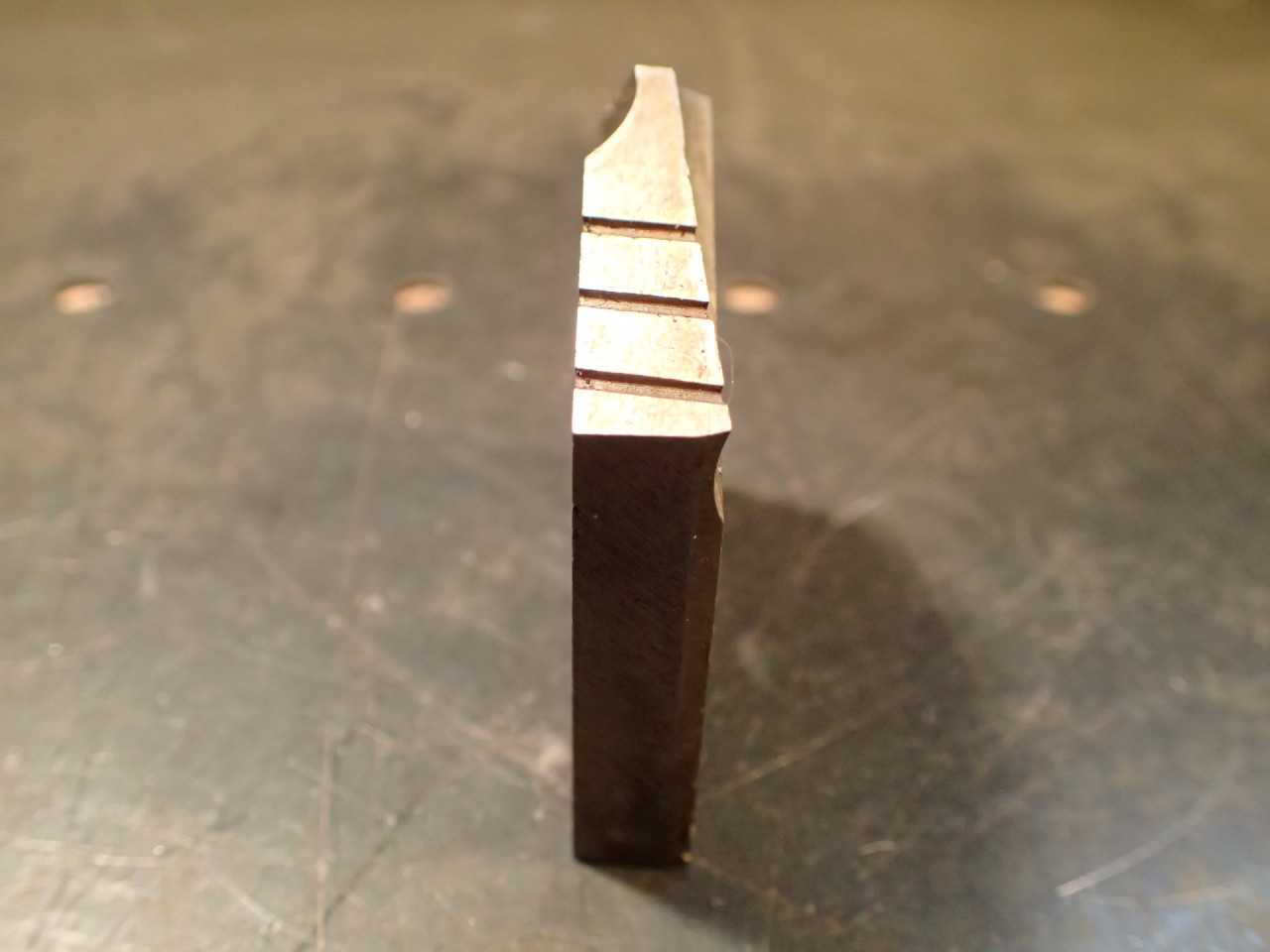 Waukesha 1005-0216F 2-1/4" 2.25" Spade Drill Insert: AMEC Series D HSS - WORKHOLDING