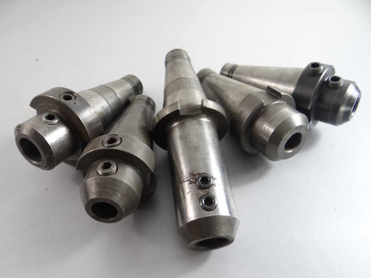 Lot of 5 NMTB50 End Mill Holders Univseral Devlieg And Others - MISCELLANEOUS