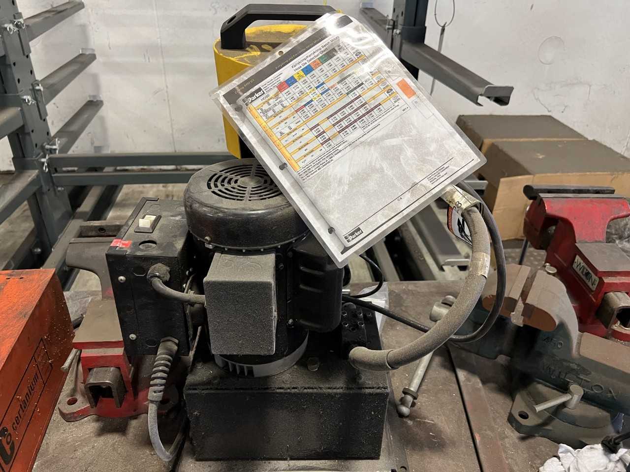 Parker Karry Karrykrimp Modular Hose Crimper Portable or bench mounted, crimps 1&2 - wire hose up to 1 1/4" - HOSE