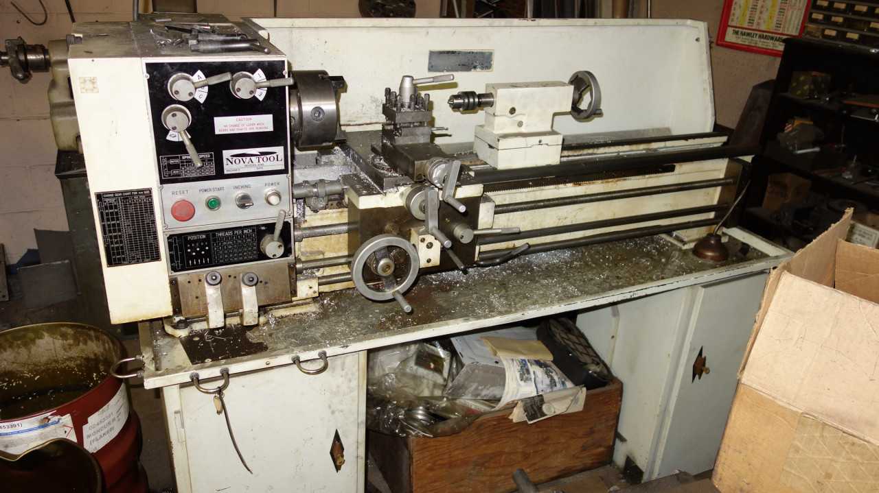 NOVA TOOL 1240 12X40IN METAL LATHE 220V-AC - LATHES
