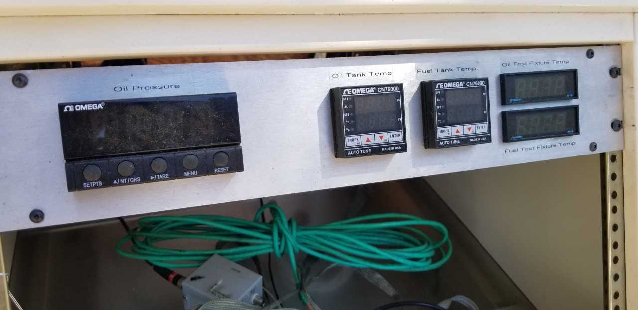 Hydraulic & Flow Test Stand Monitor - METAL INSPECTION EQUIPMENT