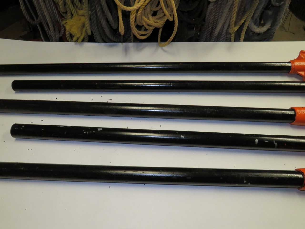 LOT OF 5 ASSORTED CONDUIT BENDER HICKEY - GREENLEE, RIDGID - HAND TOOLS