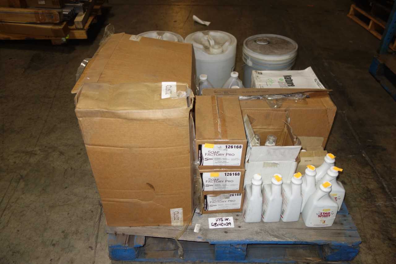 1 PALLET OF CLEANING SUPPLIES - PLANT & FACILITY