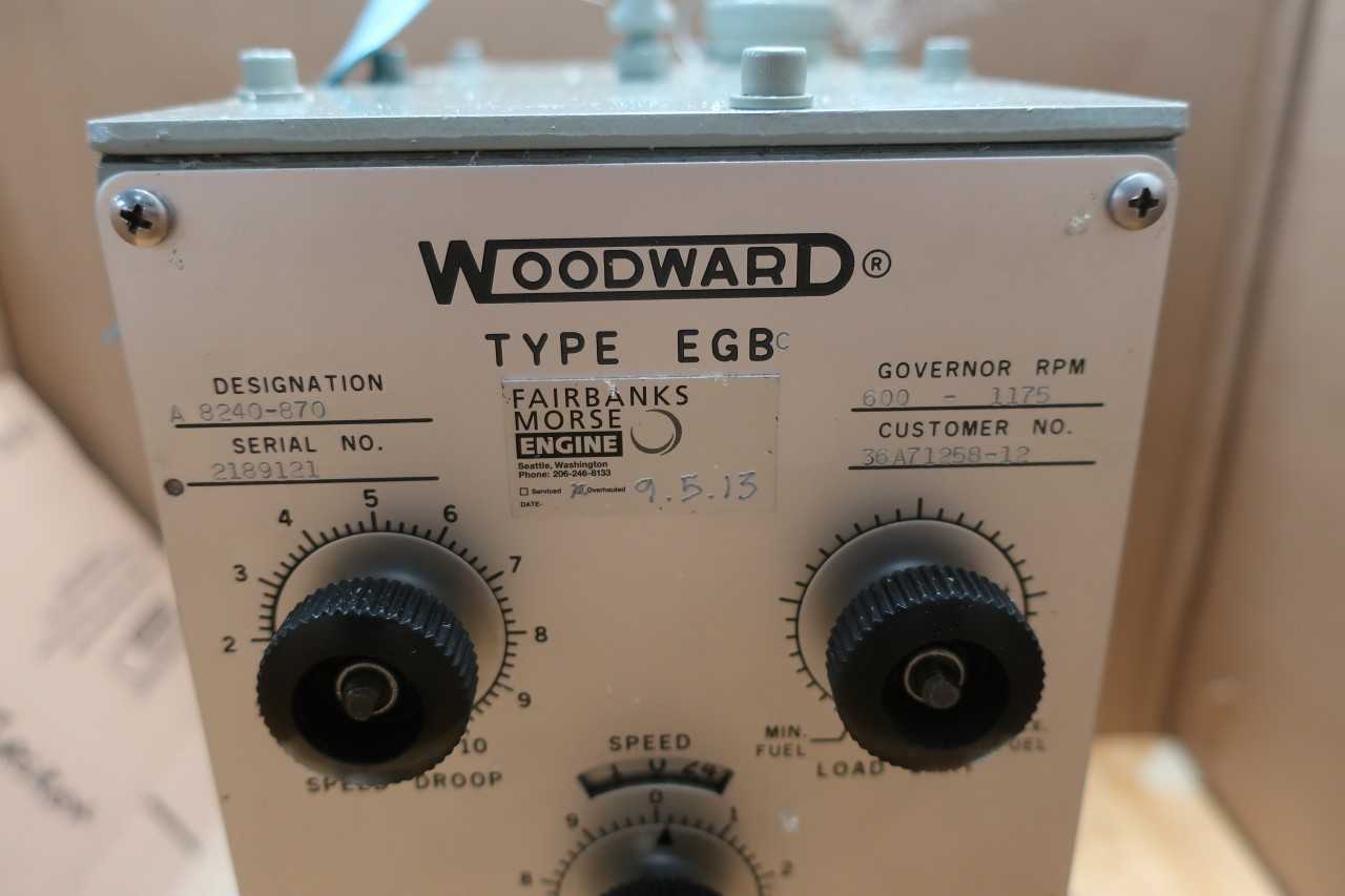 WOODWARD ELECTRIC VALVE ACTUATOR - VALVES