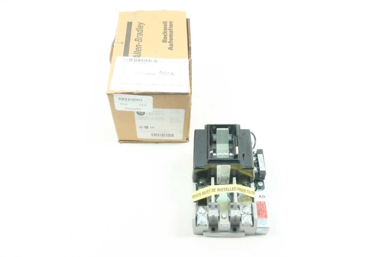 ALLEN BRADLEY 609TU-BOXD SIZE 1 120V-AC 1PH MANUAL STARTER - MOTOR STARTERS