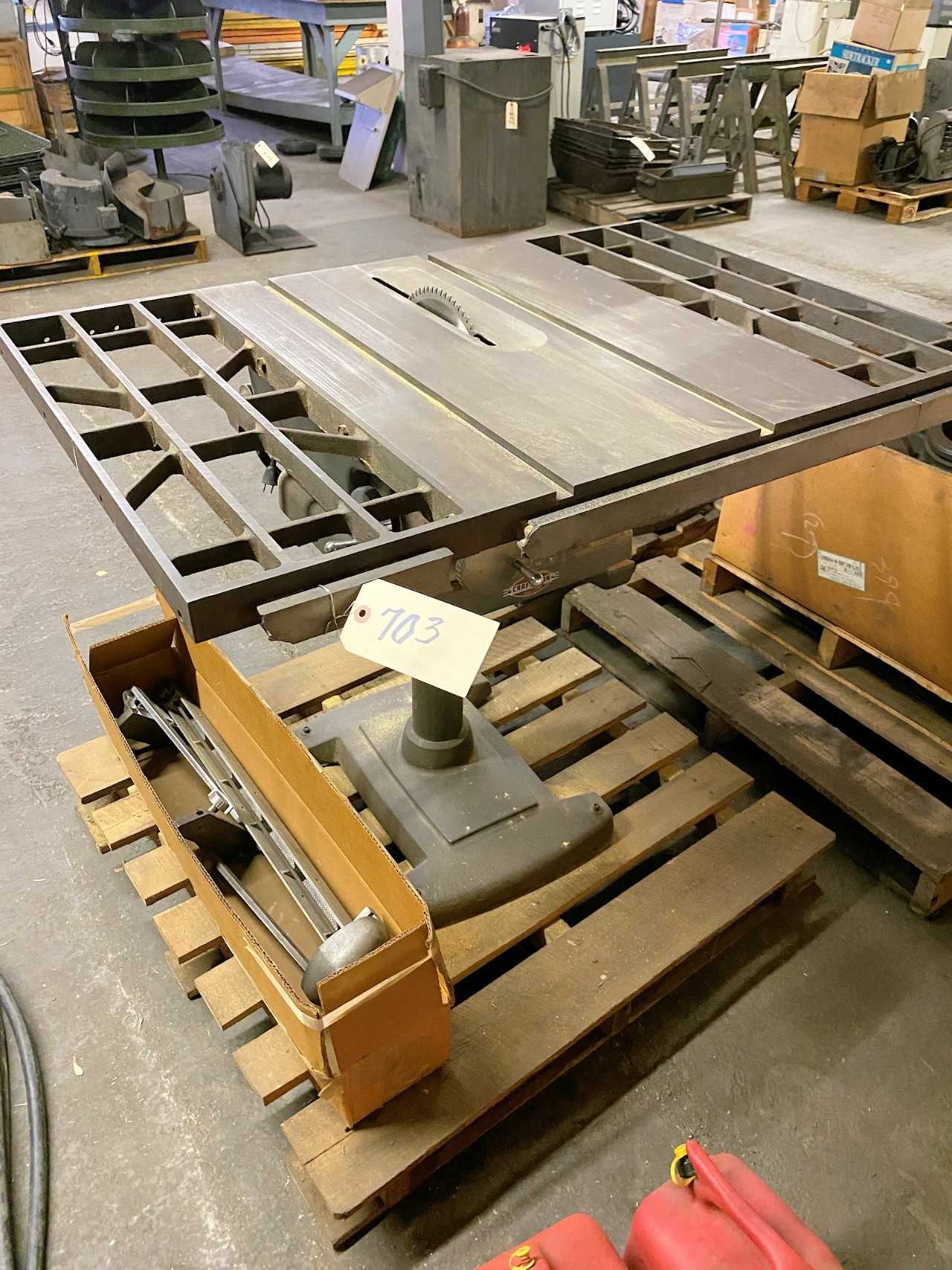 Craftsman Table Saw - METAL SAWS