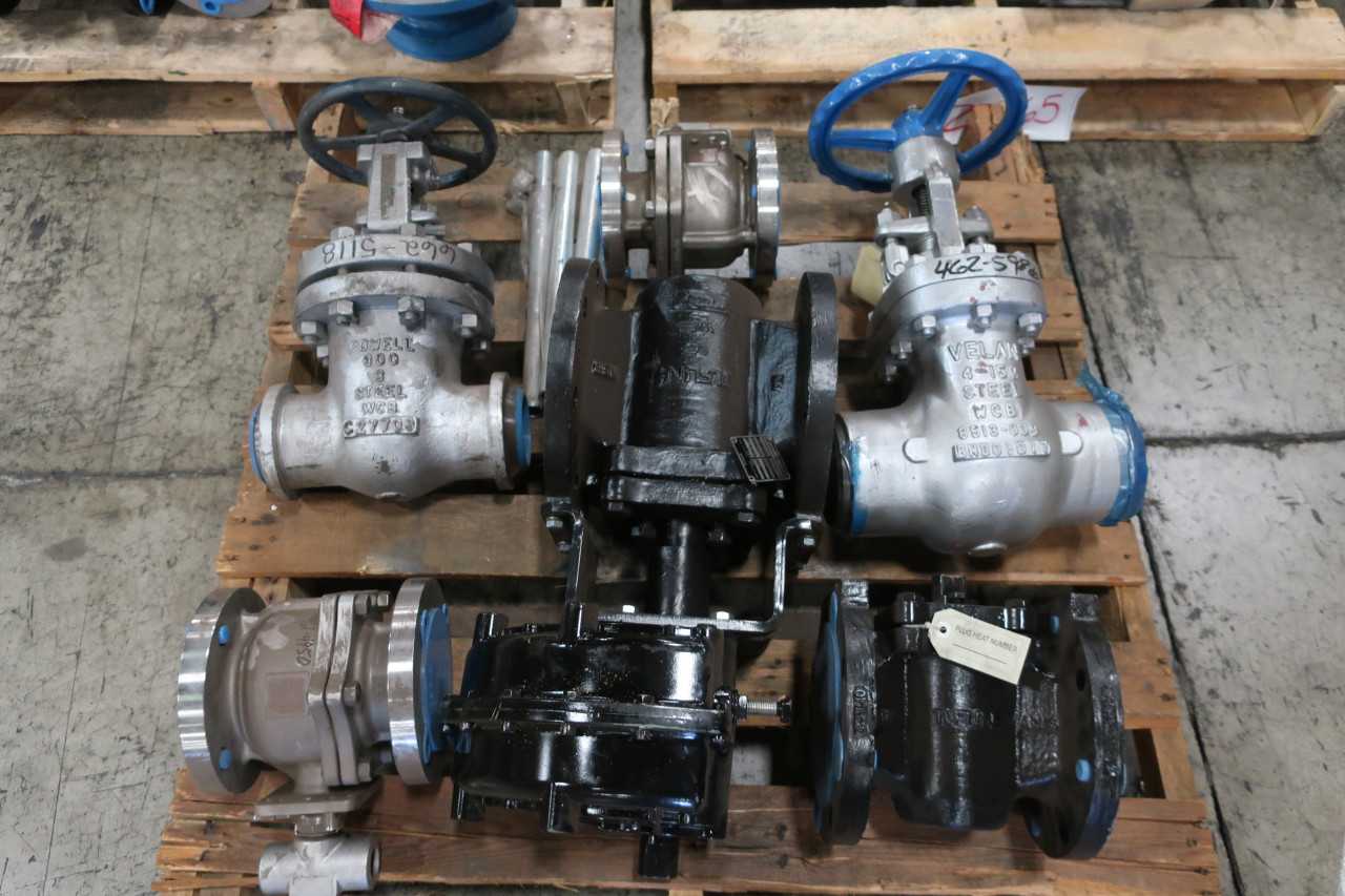 3 PALLETS OF ASSORTED VALVES 3IN-6IN NEWCO POWELL - VALVES