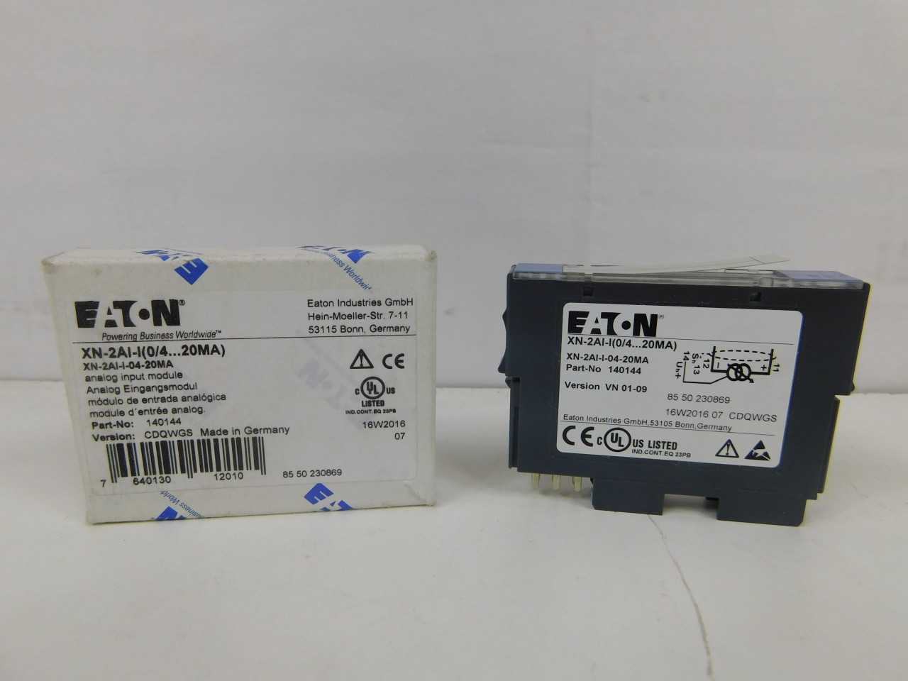 Quantity of 1x XN-2AI-I-04-20MA PLC/Process Logic Controllers - AUTOMATION & CONTROLS