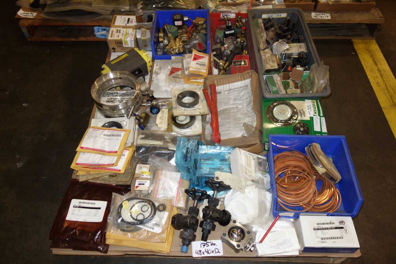 3 PALLETS OF VALVE REPLACEMENT PARTS - VALVES