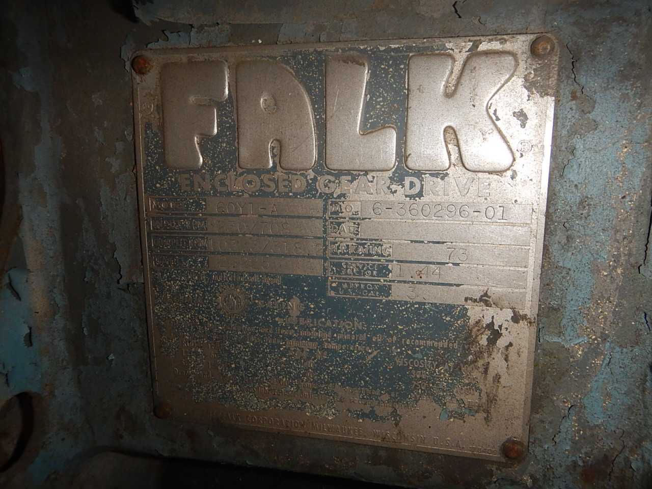 73 HP Falk Gear Reducer Model 60Y1-A - GEAR REDUCERS