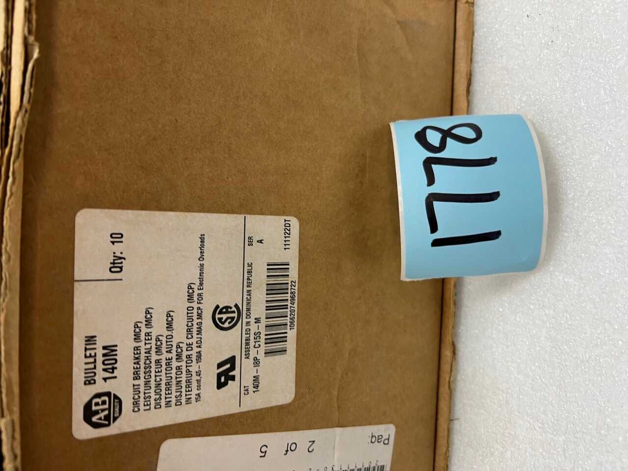 Allen Bradley circuit breakers - CIRCUIT BREAKERS