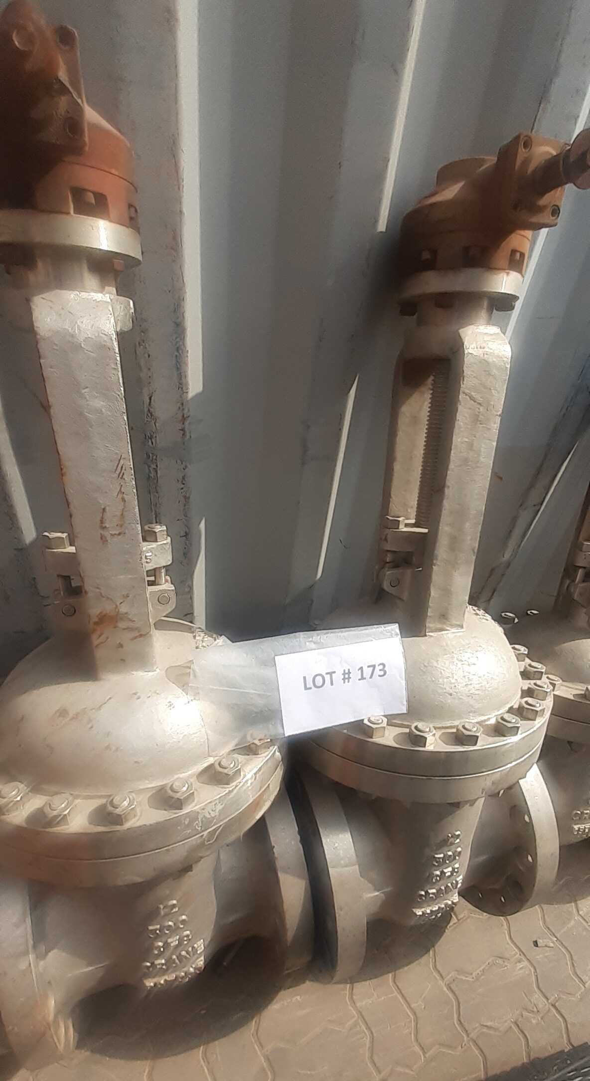 Lot of 2 Gate Valves - KNIFE GATE VALVE