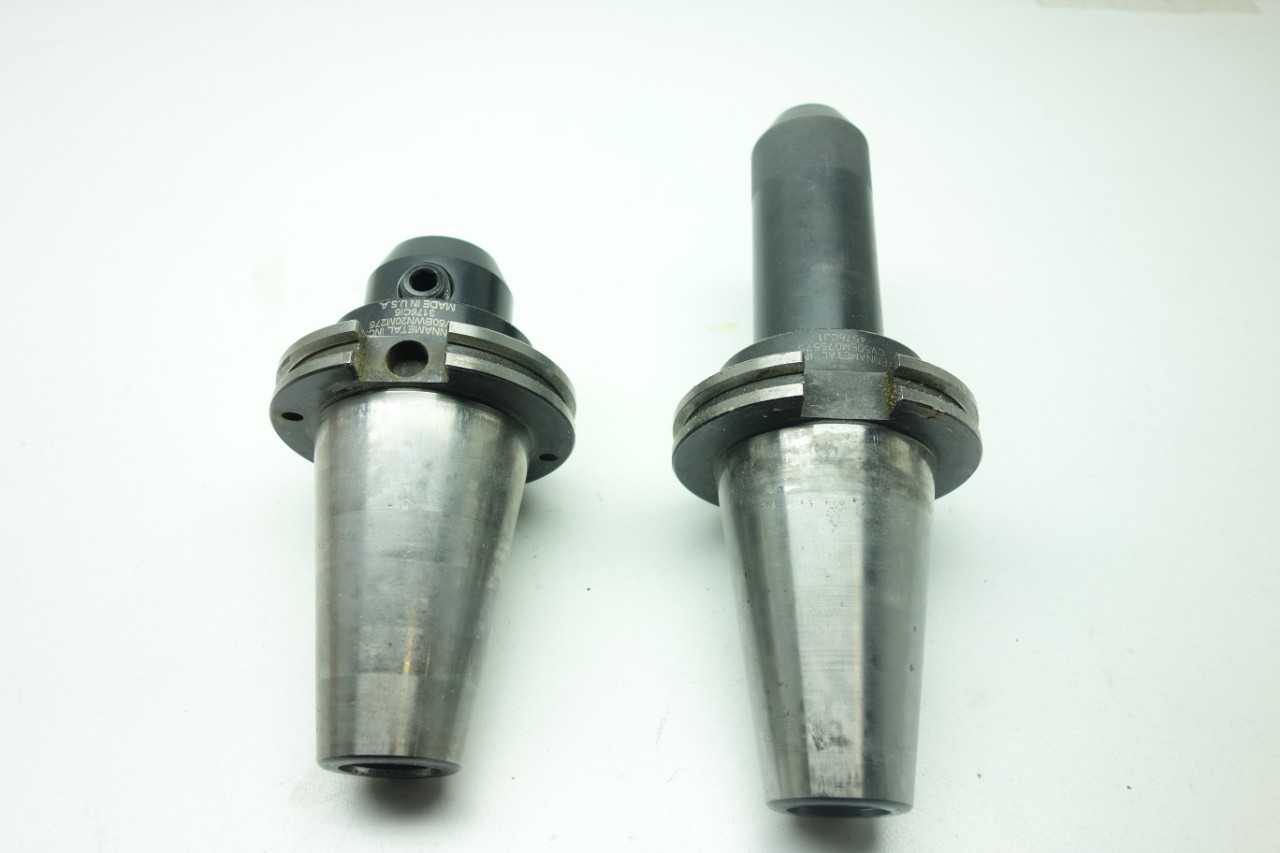 1 CRATE OF ASSORTED CAT50 TOOL HOLDERS - PARLEC, KENNAMETAL - MACHINING ACCESSORIES & TOOLING