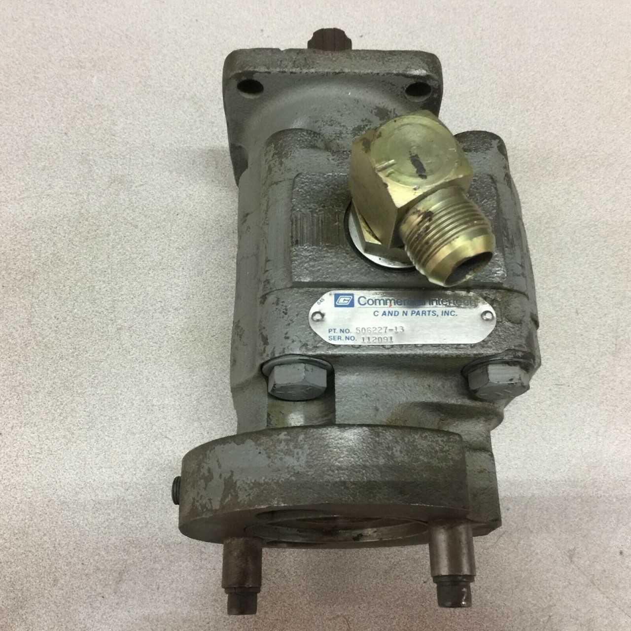 USED COMMERCIAL INTERTECH HYDRAULIC PUMP 506227-13 - MISCELLANEOUS