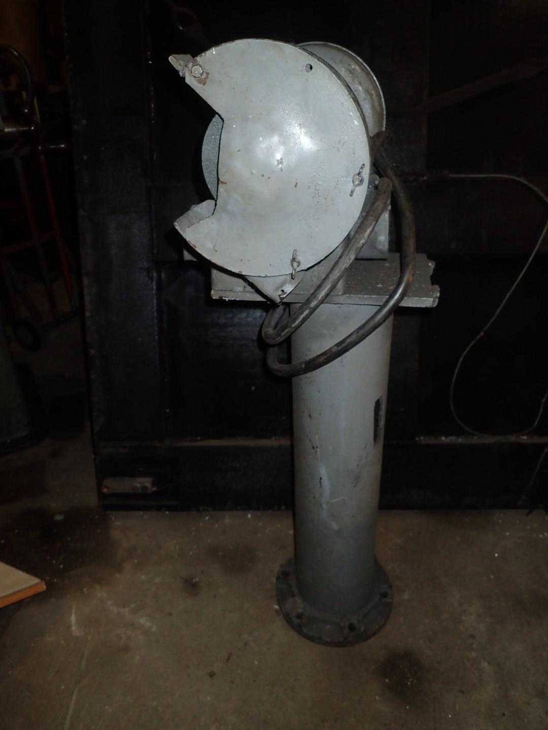 8" Pedestal Grinder 3/4 HP 220/440V 3-Phase Round Cast Iron Base - GRINDING MACHINES