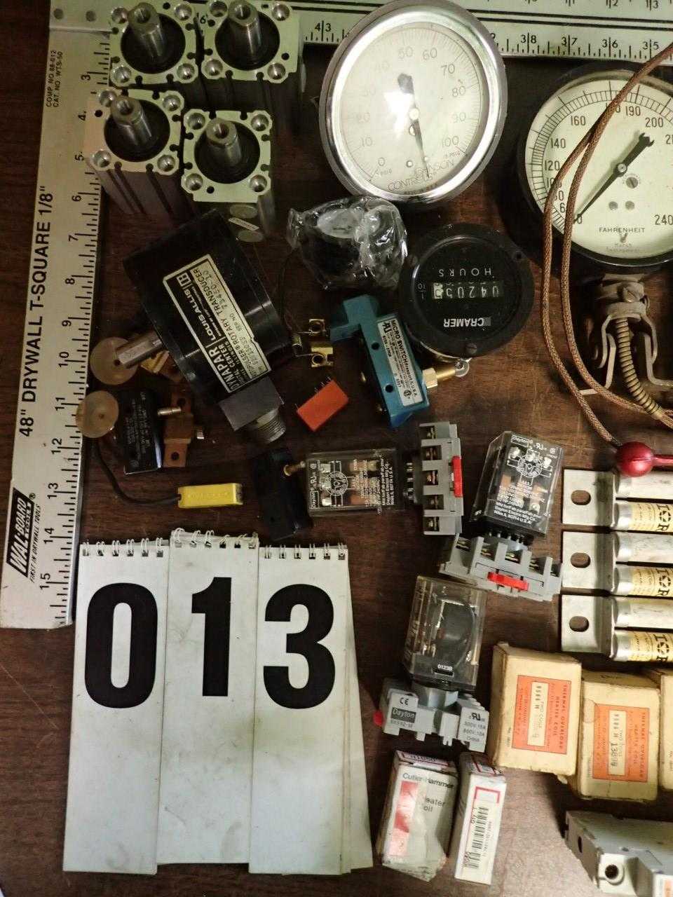 Assorted Automation Components incl. Heater Coils, Fuses, Cylinders - INDUSTRIAL PARTS