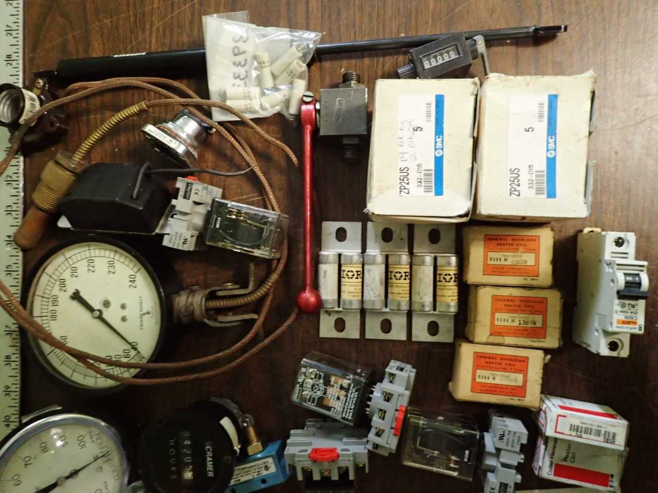 Assorted Automation Components incl. Heater Coils, Fuses, Cylinders - INDUSTRIAL PARTS