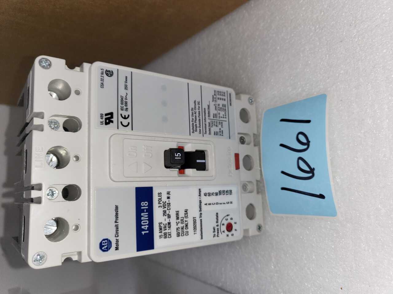 Allen Bradley circuit breakers - CIRCUIT BREAKERS